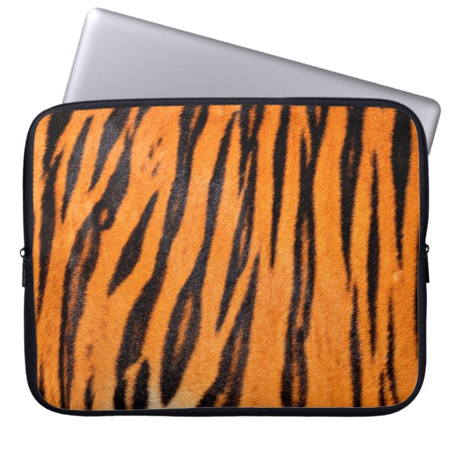 Tiger print struktur laptop fodral (Framsidan)