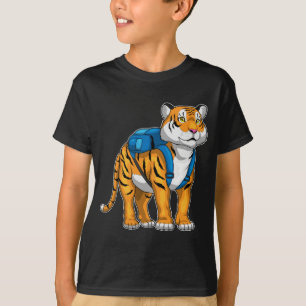 Tiger Pupil Backpack School T Shirt