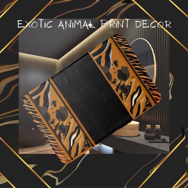 Tiger Rand Animal Print Badrumsmatta (Skapare uppladdad)