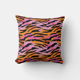 Tiger Rand Animal Print Bold& Glamous Kudde