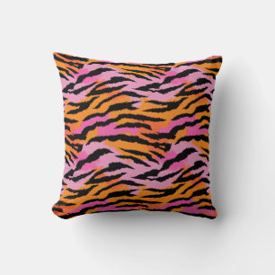 Tiger Rand Animal Print Bold& Glamous Kudde