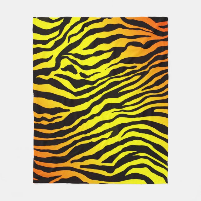 Tiger Rand Fleecefilt (Framsidan)