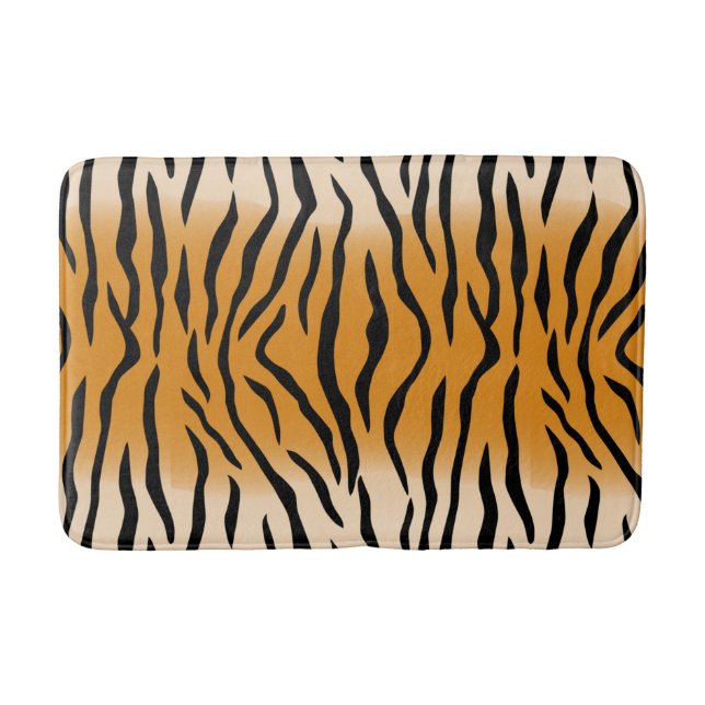Tiger Rand Mönster Bath Mat Badrumsmatta (Framsidan)