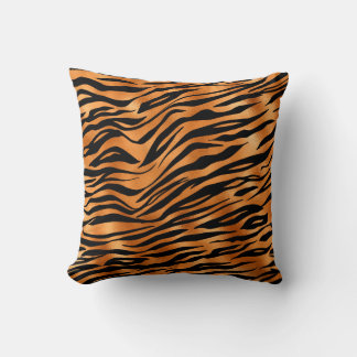 Tiger Rand Mönster Kudde