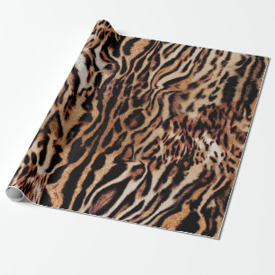 Tiger Rand Mönster Presentpapper