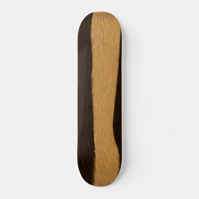 Tiger Rand Mönster. Skateboard Bräda 19,5 Cm (Framsida)