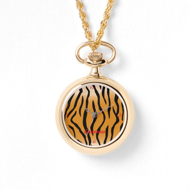 Tiger Rand Mönster Thunder_Cove Armbandsur (Framsida)