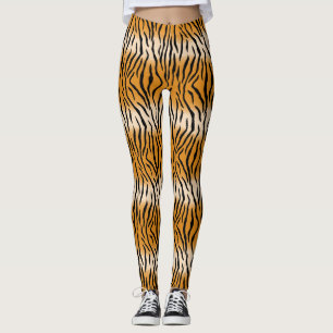 Tiger Rand Mönster Thunder_Cove Leggings