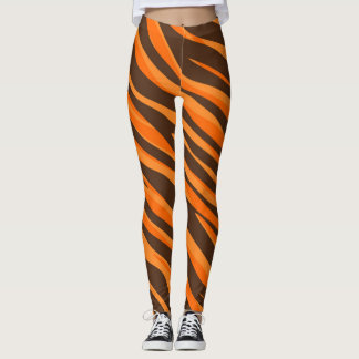 Tiger Rand Orange Leggings Cincinnati Ohio