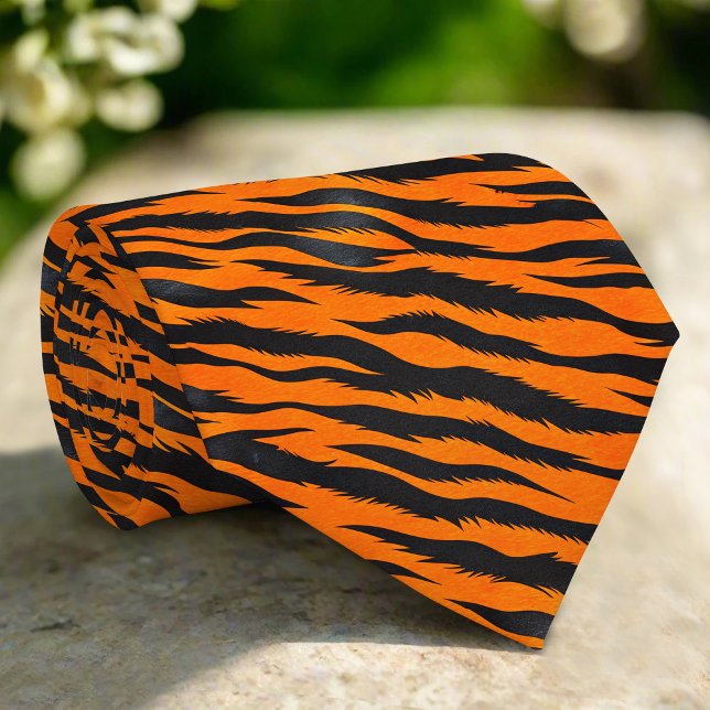 Tiger Rand Seamless Mönster Fake Leather Animal Slips (Skapare uppladdad)