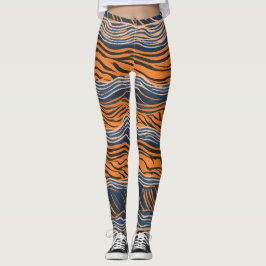 Tiger Rand Skin Inspired Design Leggings
