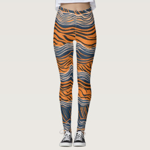 Tiger Rand Skin Inspired Design Leggings