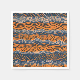 Tiger Rand Skin Inspired Design Pappersservett