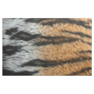 Tiger Rand Skriv ut Mönster i bakgrunden Tyg