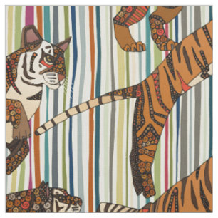tiger rand tyg