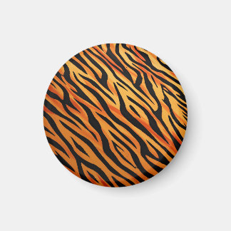Tiger Randig Pälsmönster Magnet
