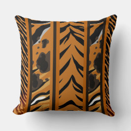 Tiger Randiga Djurtryck Kudde
