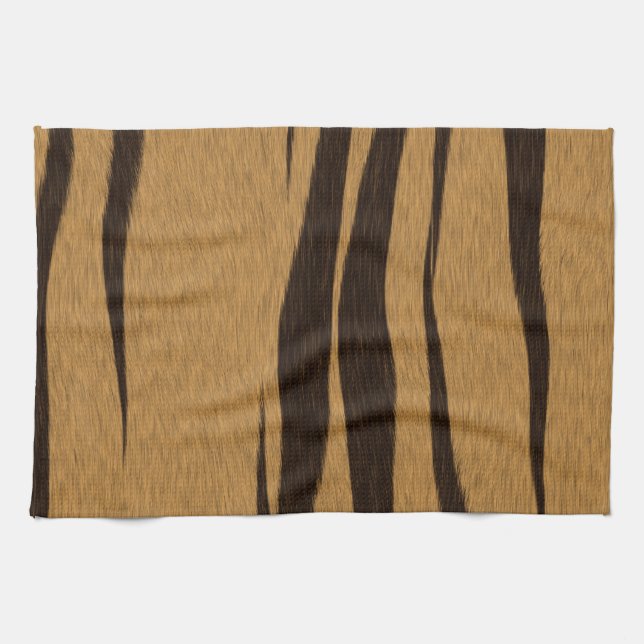 Tiger Randigt Mönster Kökshandduk (Horisontell)