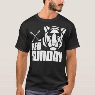 Tiger Red Söndag Golf t T Shirt