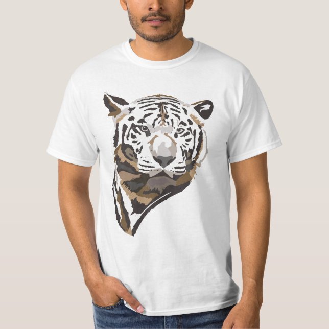 Tiger Retro Classic T Shirt (Framsida)