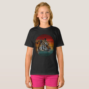 Tiger Retro Vintage Kattpresent T-Shirt