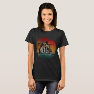 Tiger Retro Vintage Kattpresent T-Shirt