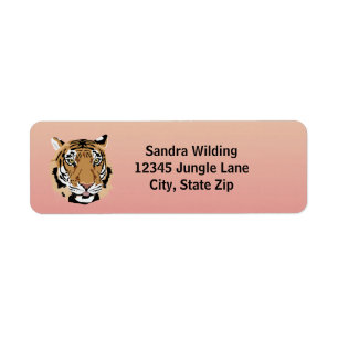 Tiger Return-adressetikett Returadress Etikett
