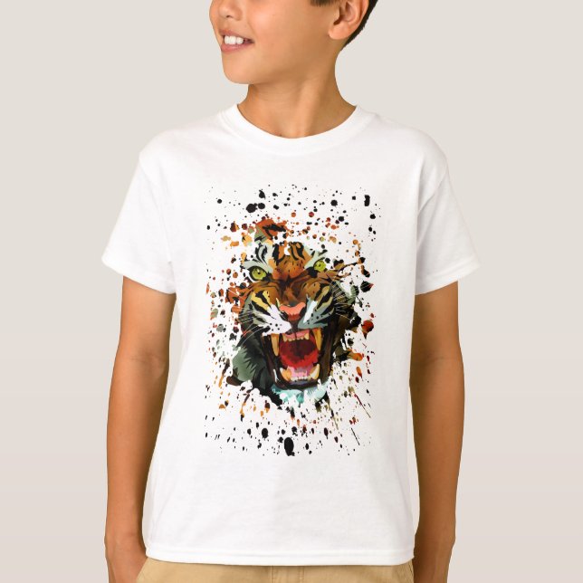 Tiger Roar 2 T-shirt (Framsida)
