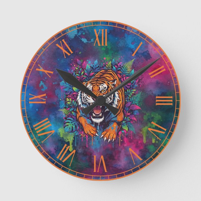 Tiger Rund Klocka (Framsida)