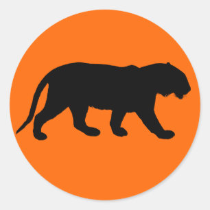 Tiger Runt Klistermärke