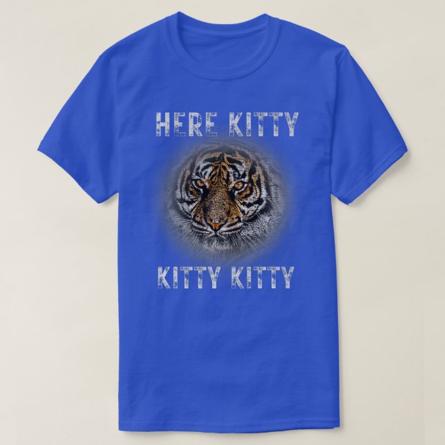 Tiger Safari Zoo Wildlife Animal här Kattunge Big  T Shirt (Design framsida)