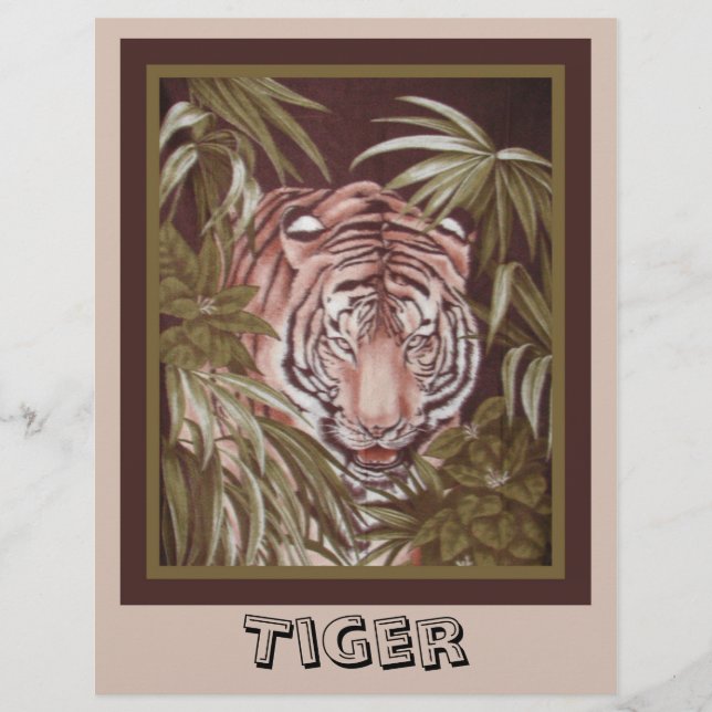 Tiger Scrapbookpapper (Framsida)