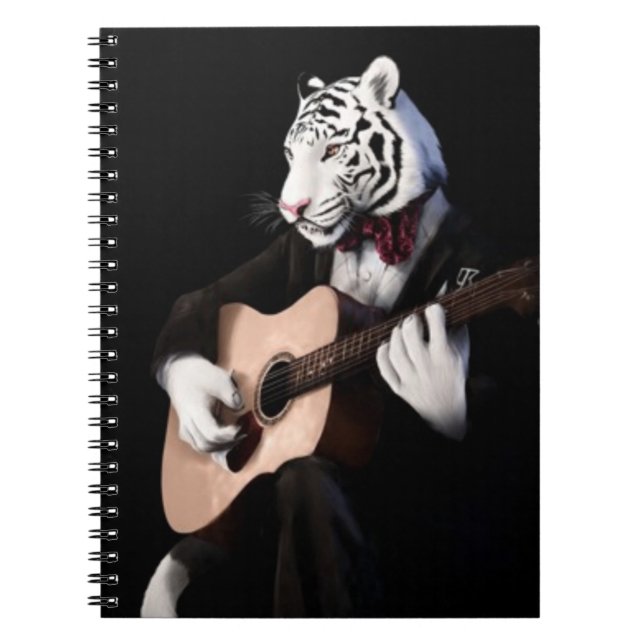 Tiger Serenade – Artistic Notebook Cover Anteckningsbok (Framsidan)
