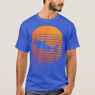 Tiger Shark Shadow silhouette framför Sol T Shirt