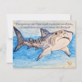 Tiger Shark Vykort