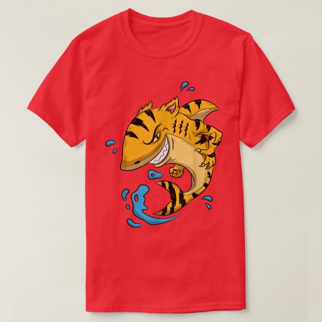 Tiger SharkTigershark Boys Manar Kids Predators Pr T Shirt (Design framsida)