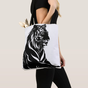 Tiger Silhouette Tygkasse