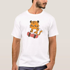 Tiger Skating T Shirt