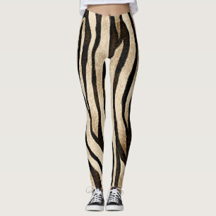 Tiger Skin Seamless Struktur Leggings