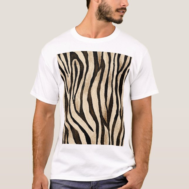Tiger Skin Seamless Struktur T Shirt (Framsida)