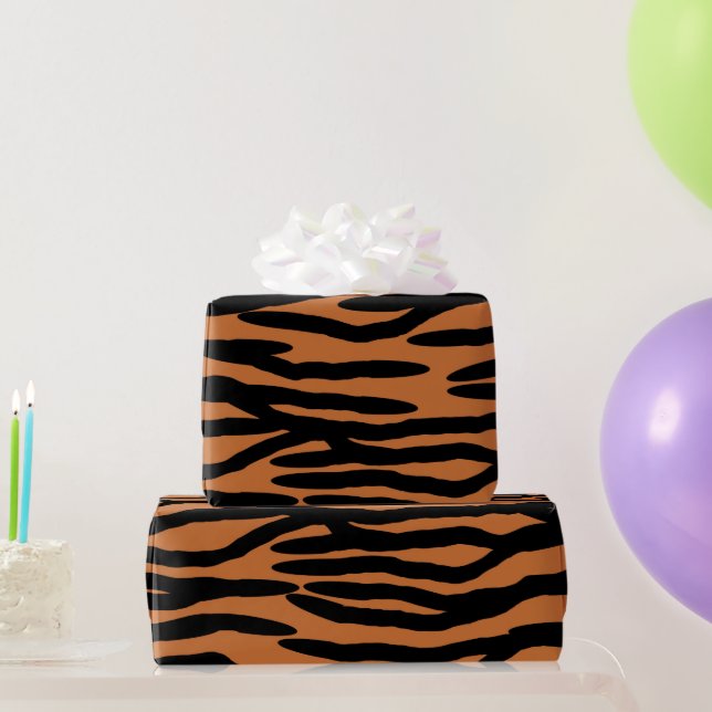 Tiger Skinn Mönstrad Presentpapper (Festgåvor)