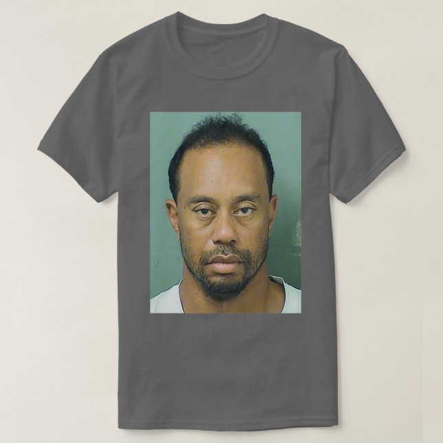 TIGER SKOGEN MUGSHOT T SHIRT (Design framsida)