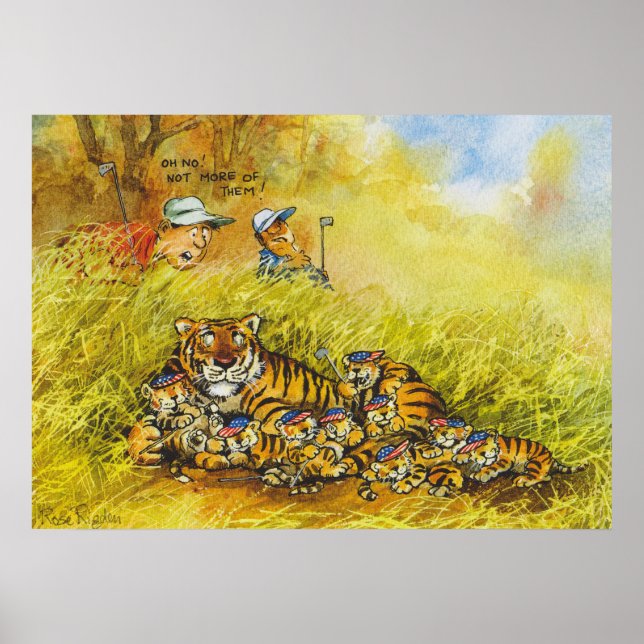 Tiger Skogen Poster (Framsidan)