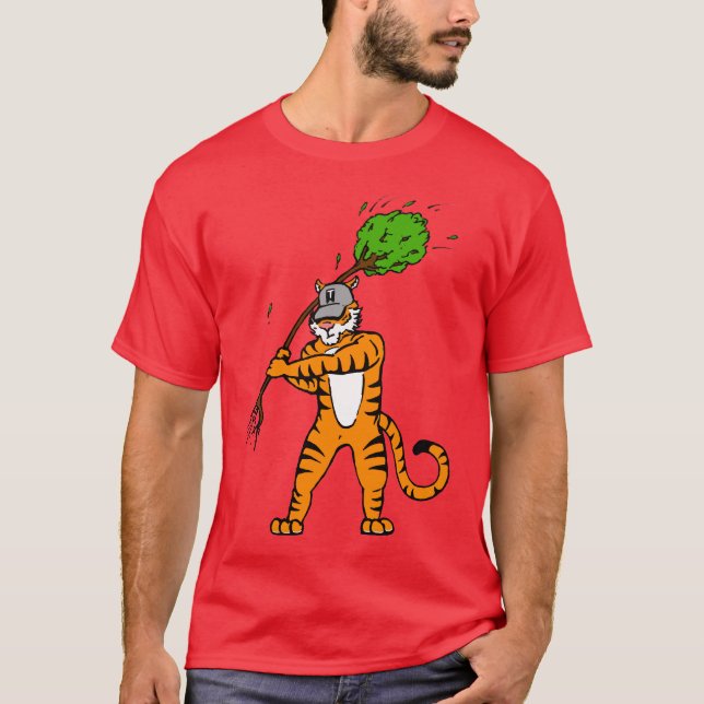 Tiger skogenT-tröja T Shirt (Framsida)