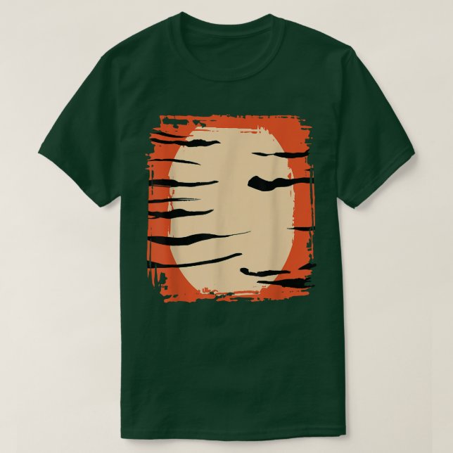 Tiger Skriv ut Easy Halloween Costume  T Shirt (Design framsida)