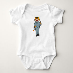 Tiger som brudgumme med vigselring t shirt
