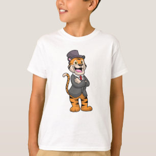 Tiger som Groom med Jacka & Hat T Shirt