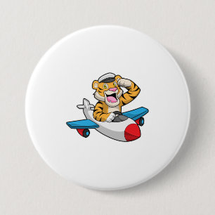 Tiger som pilot i Flygplan Knapp