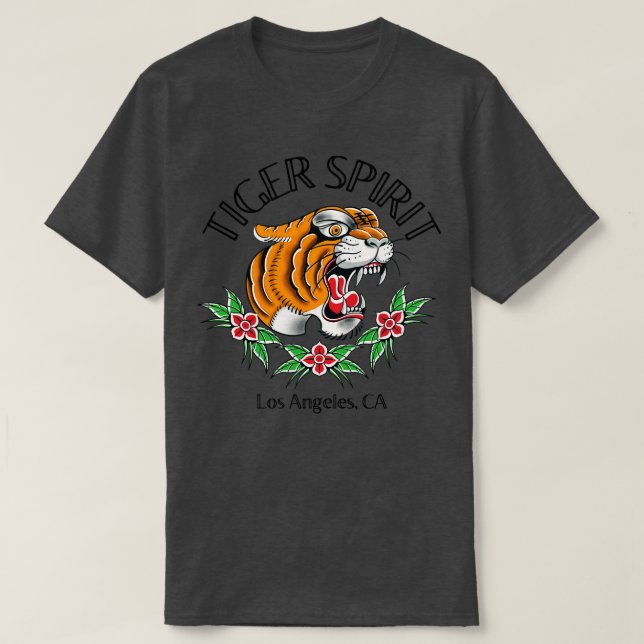 Tiger Spirit LA T Shirt (Design framsida)