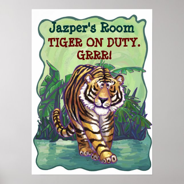 Tiger Stationery Poster (Framsidan)